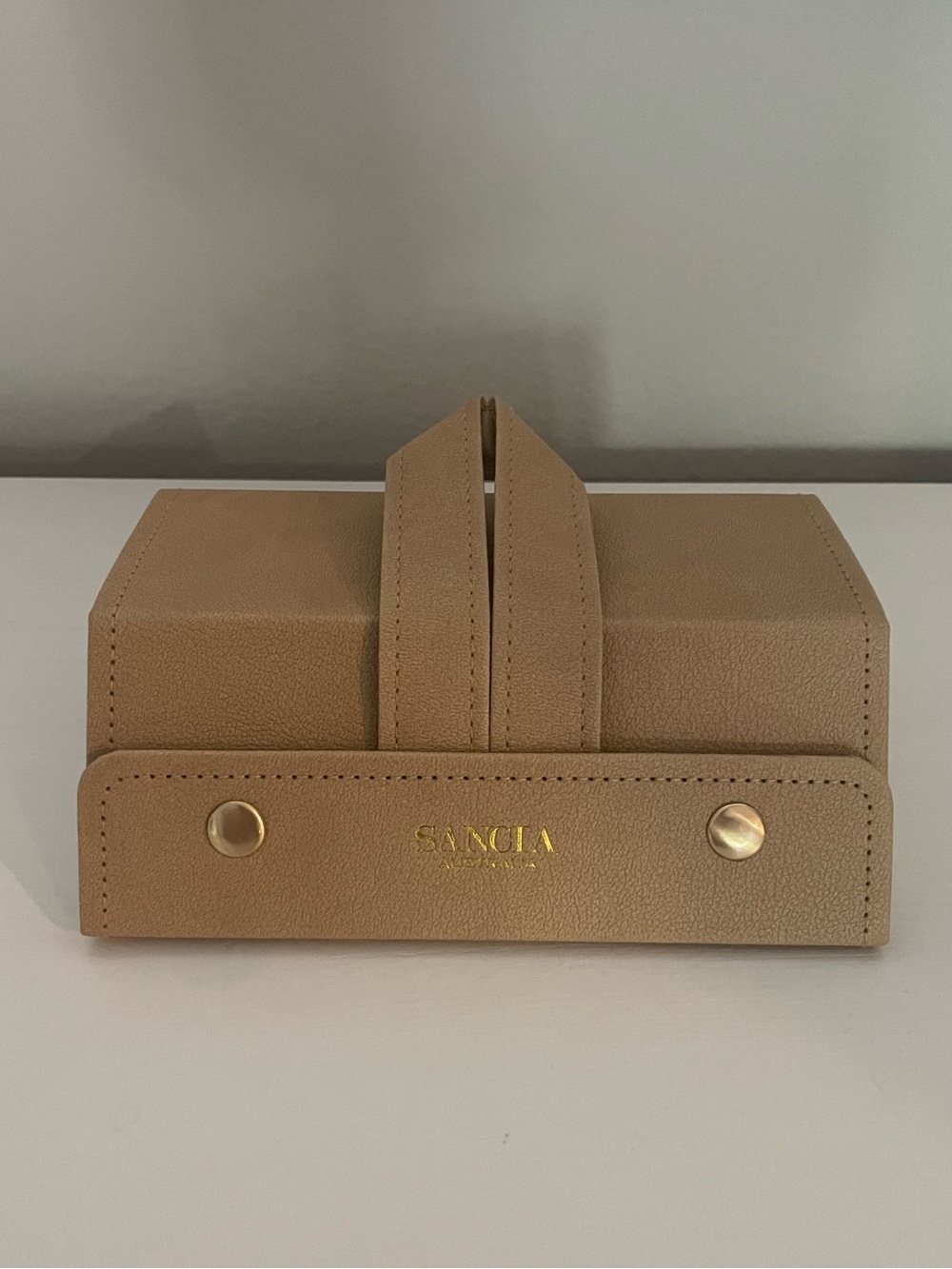Sancia sunglasses case faux-leather